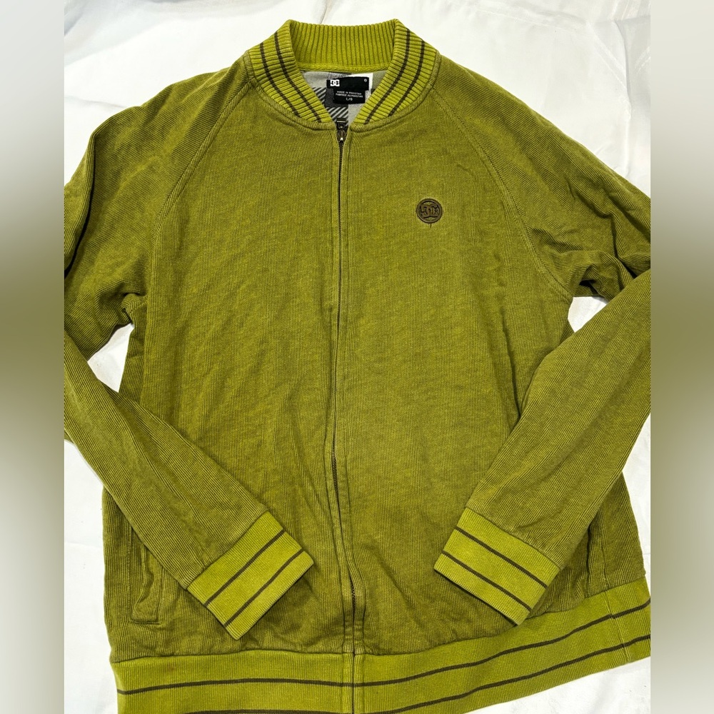 Green DC large zip up light jacket